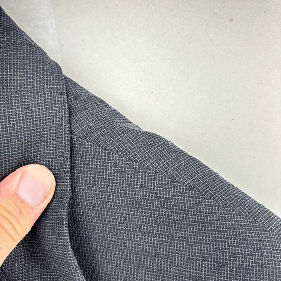 38R Hart Schaffner Marx Mens Recent 2 Button Wool Blazer Sport Coat Pencil Gray - Picture 5 of 5